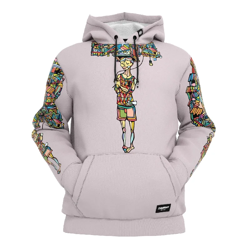 Men's Hoodies with Lined HoodsRainboy Pastel Hoodie