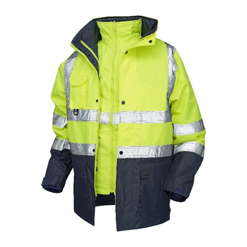 Men's Coats for Ice FishingReflex 5-in-1 Combination Hi-Vis Jacket