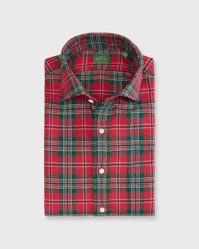 Men's Moisture-Wicking Shirts for All-Day ComfortSpread Collar Sport Shirt in Maclean Tartan Flannel