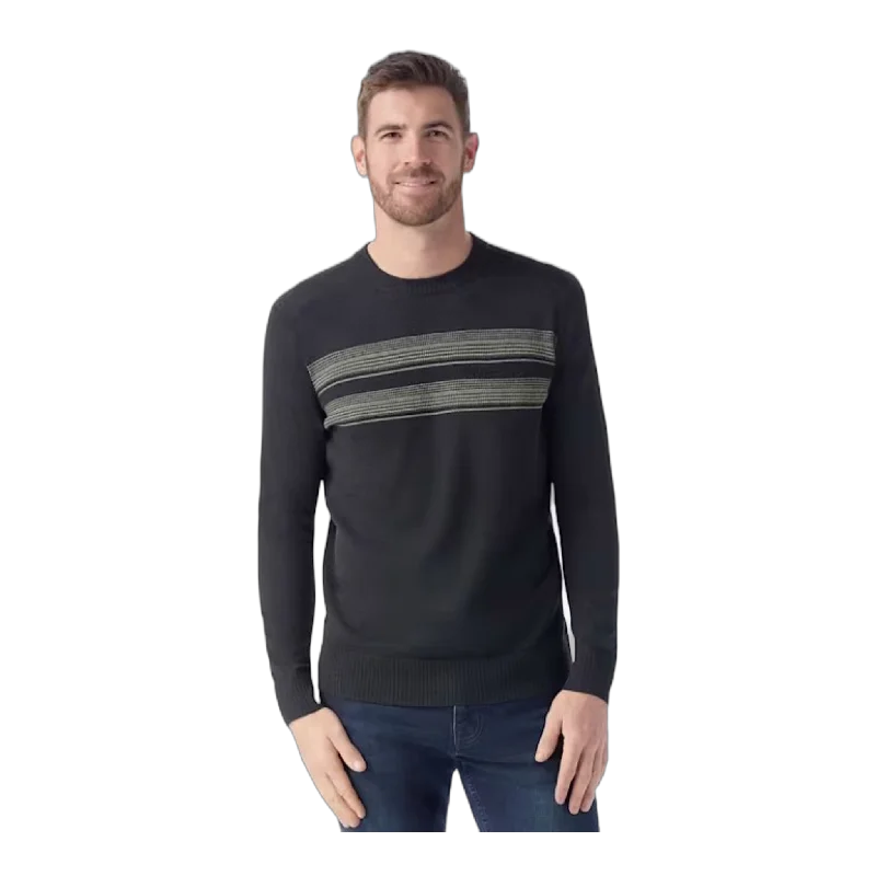 Men's Sweaters with Three-Quarter SleevesMen's Sparwood Stripe Crew Sweater