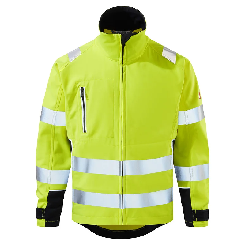 Men's Coats with Inner PocketsSTRATA® Arc Hi-Viz Softshell Jacket (CL.2/ARC3/28CAL/CM²)