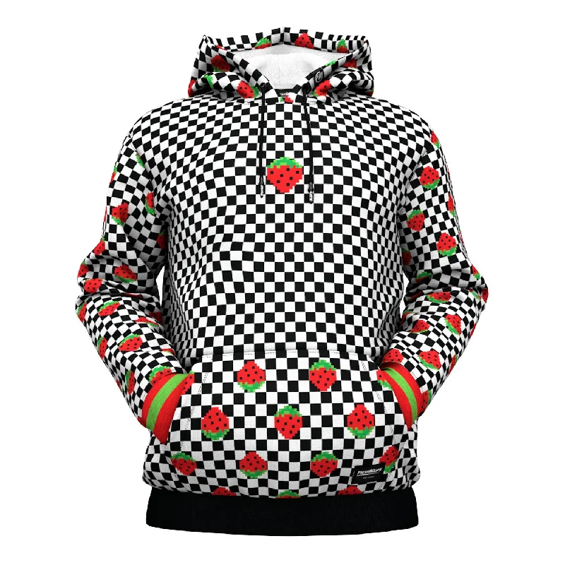 Men's Hoodies with Ribbed HemsStrawberry Hoodie