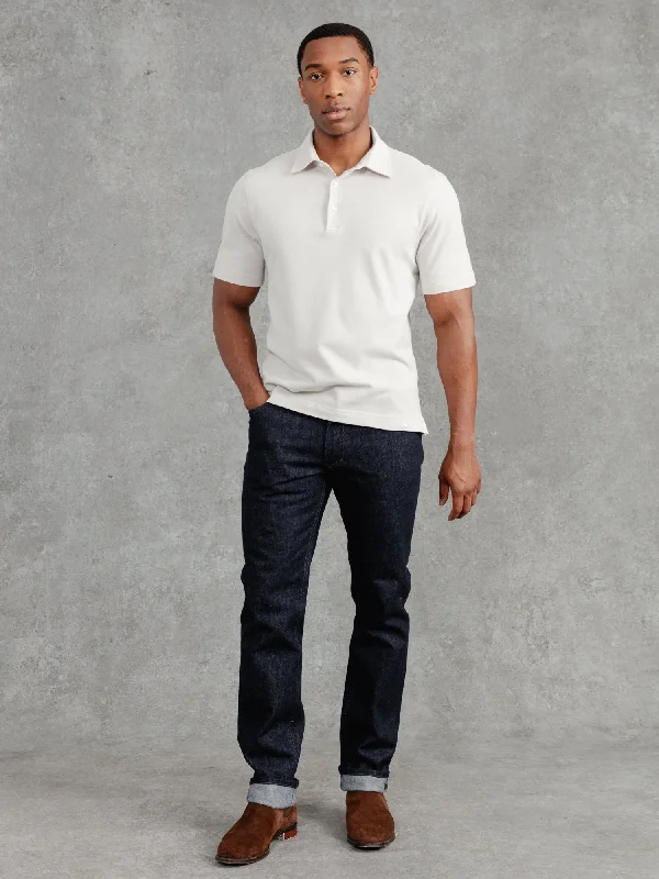 Men's Designer Shirts for a Statement PieceThe SS Polo - Putty