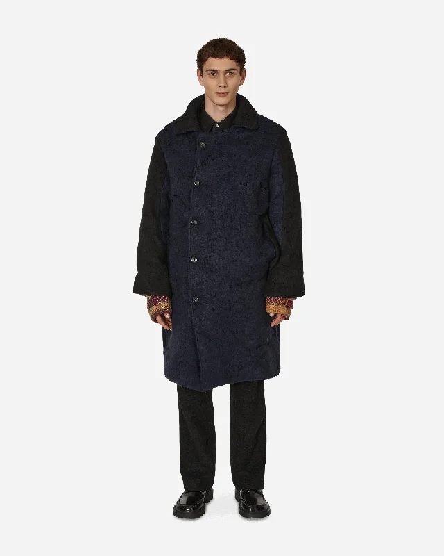 Men's Coats with Removable LiningsDoomboh Coat Blue