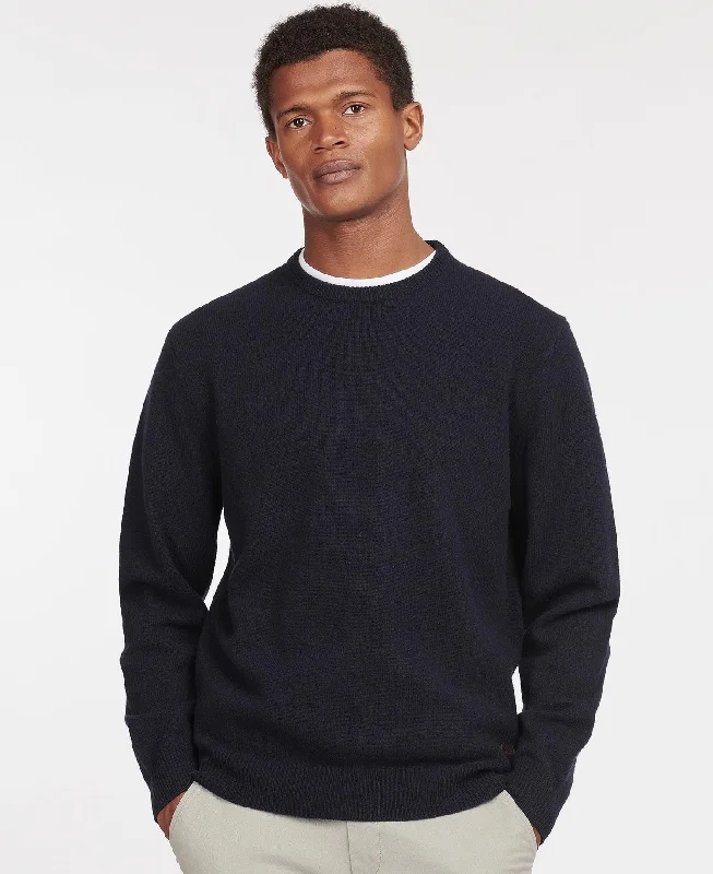 Men's Sweaters with Patch PocketsMen's Essential Patch Crew Neck Sweater