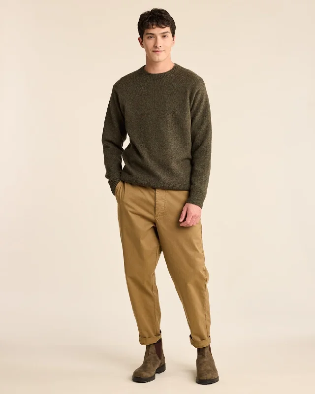 Men's Sweaters with Argyle PatternsMen's Shetland Crew Sweater