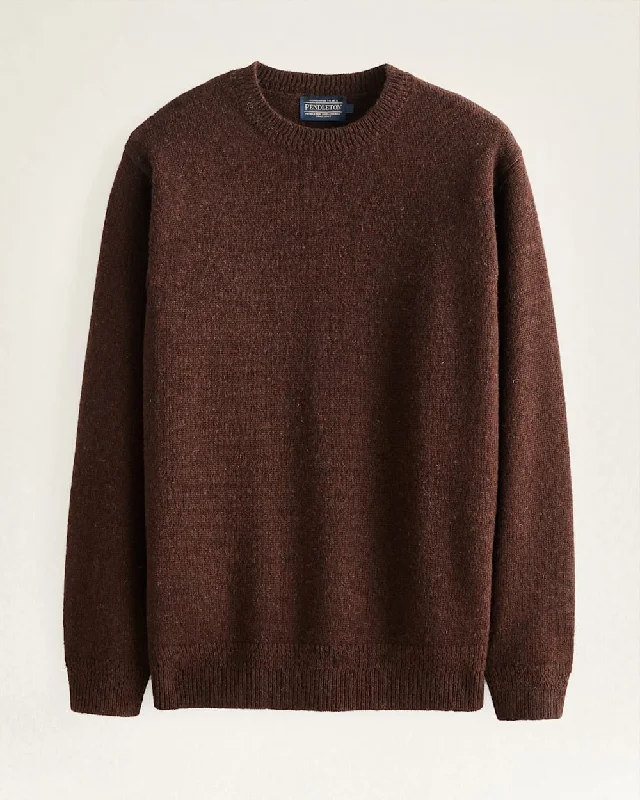 Men's Sweaters with Contrast TrimMen's Shetland Crew Sweater