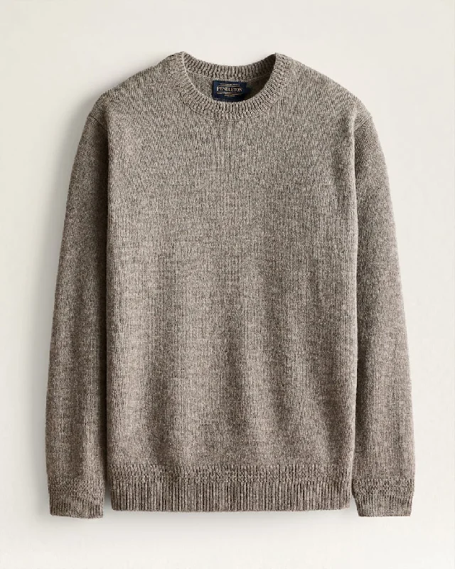 Men's Sweaters with Cable PatternsMen's Shetland Crew Sweater