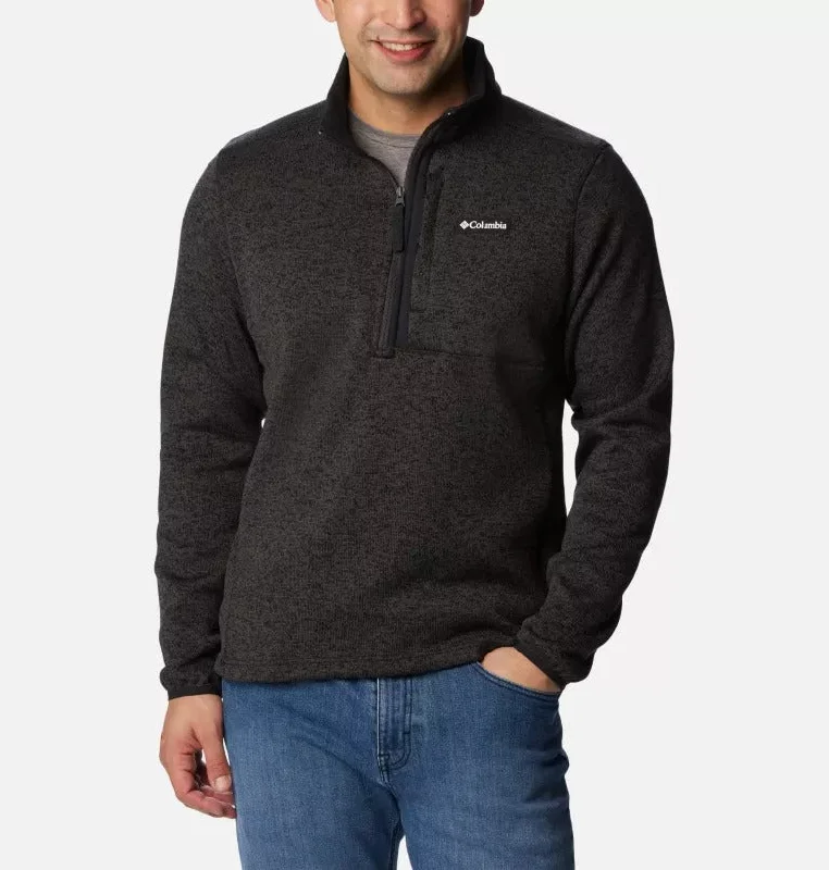 Men's Sweaters with Low-Neck DesignsMen's Sweater Weather Half Zip Pullover