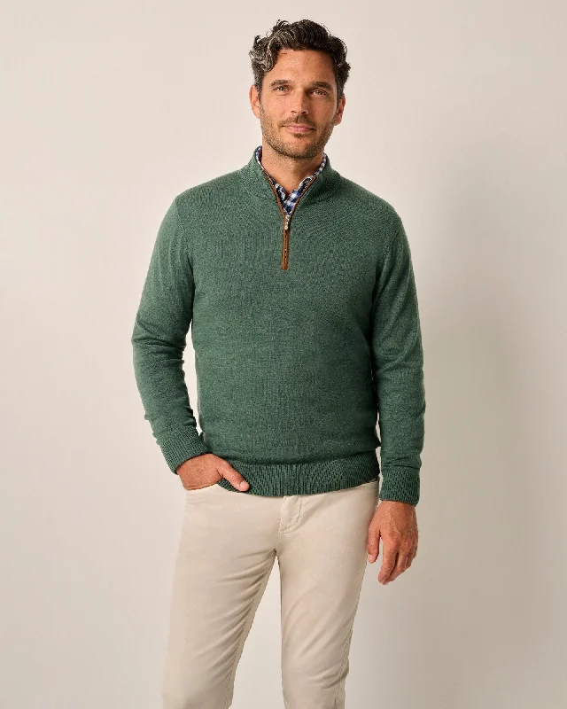 Men's Sweaters with Fair Isle PatternsRaynor Merino 1/4 Zip Sweater