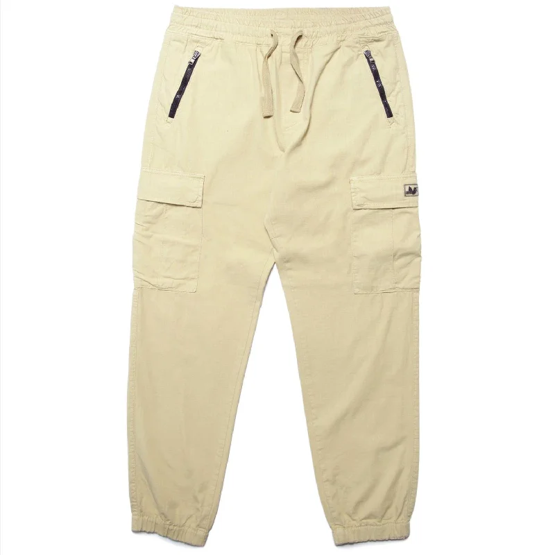 Men's Pants with Contrast Fabric PanelsContainer Pants Stone