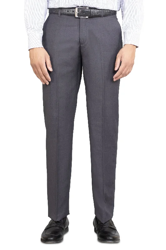 Men's Pants with SuspendersMalashia Wash & Wear Regular Fit Trouser