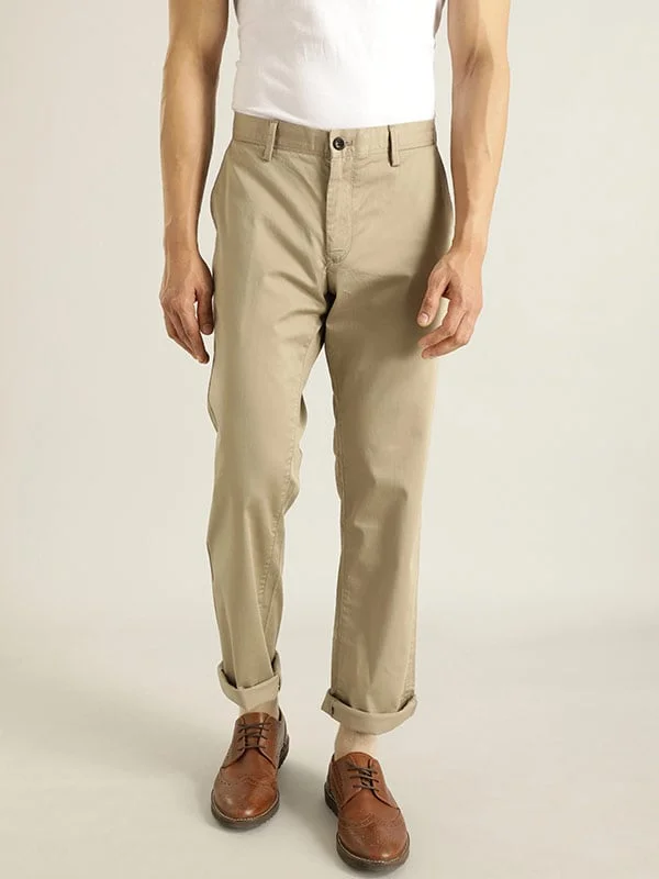 Men's High-Waisted Pants for a Retro StyleMen Kansas Fit Cotton Stretch Trouser