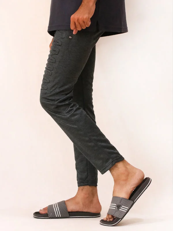 Men's Pants with Patchwork PatternsMT52 HG Men's Jersey Trouser Dark Grey