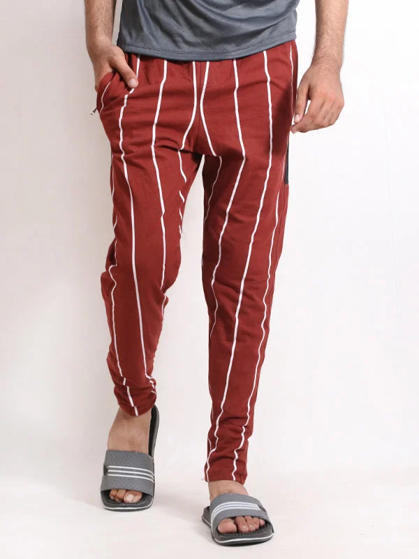 Men's Pants with Button-Down PocketsMT60 SN Men's Jersey Trouser Rust