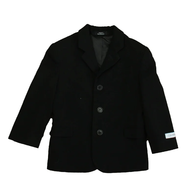 Comfortable Men's ParkasCalvin Klein Boys Black Sports Coat