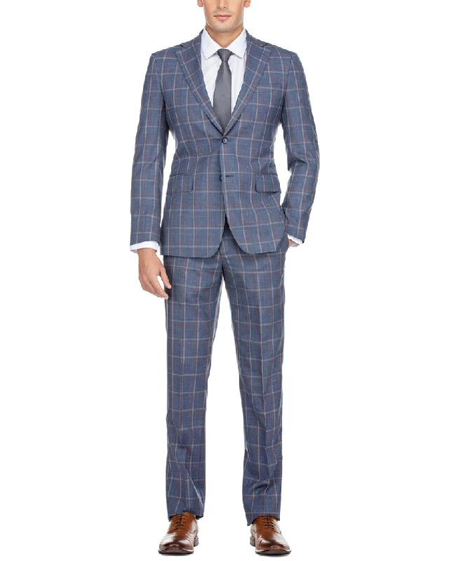 Unique Men's Flight JacketsEnglish Laundry 2pc Wool-Blend Suit