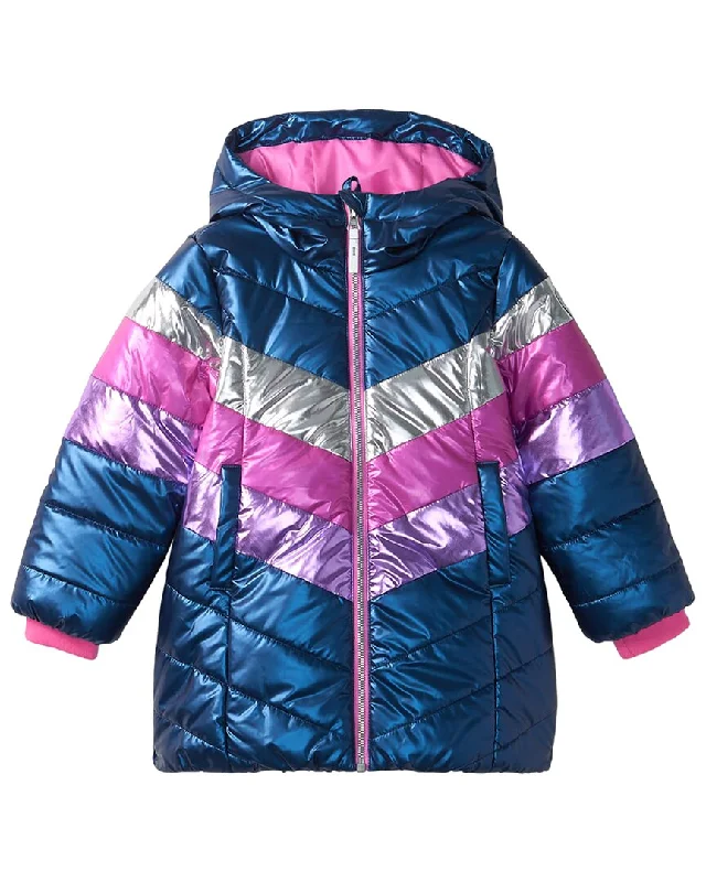 Unique Men's Flight JacketsHatley Rainbow Shimmer Puffer Jacket