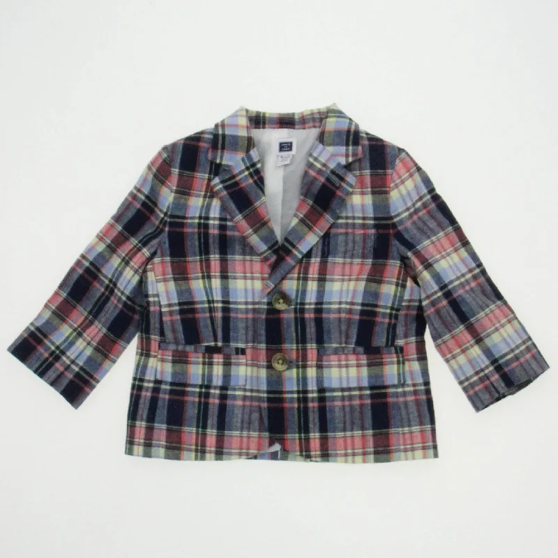 Unique Men's Flight JacketsJanie and Jack Boys Blue Plaid Sports Coat