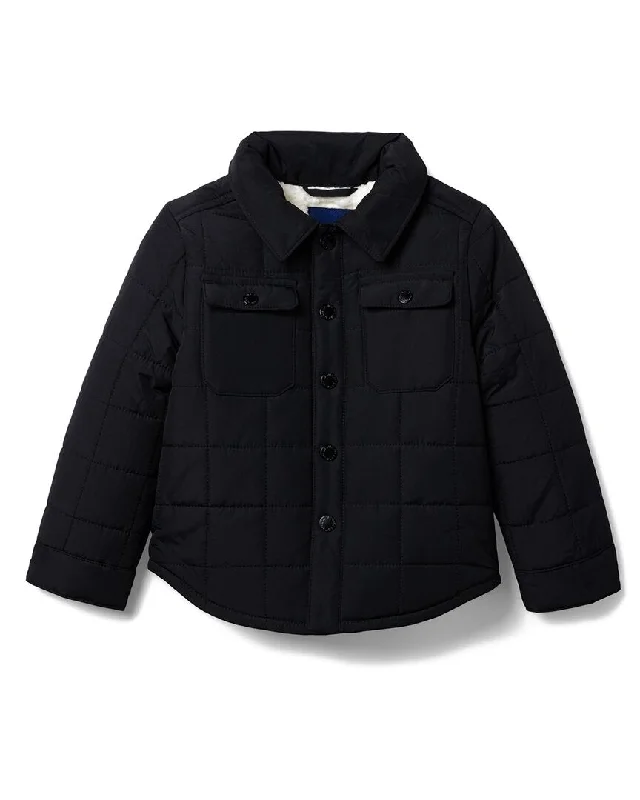 High-Quality Men's Duffle CoatsJanie and Jack The Quilted Shirt Jacket