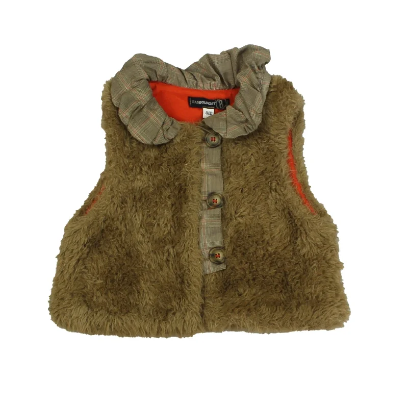 Men's Coats with HoodsJean Bourget Boys Faux Fur | Brown Vest