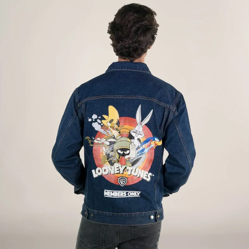 Men's Coats for WorkMen's Looney Tunes Denim Trucker Jacket