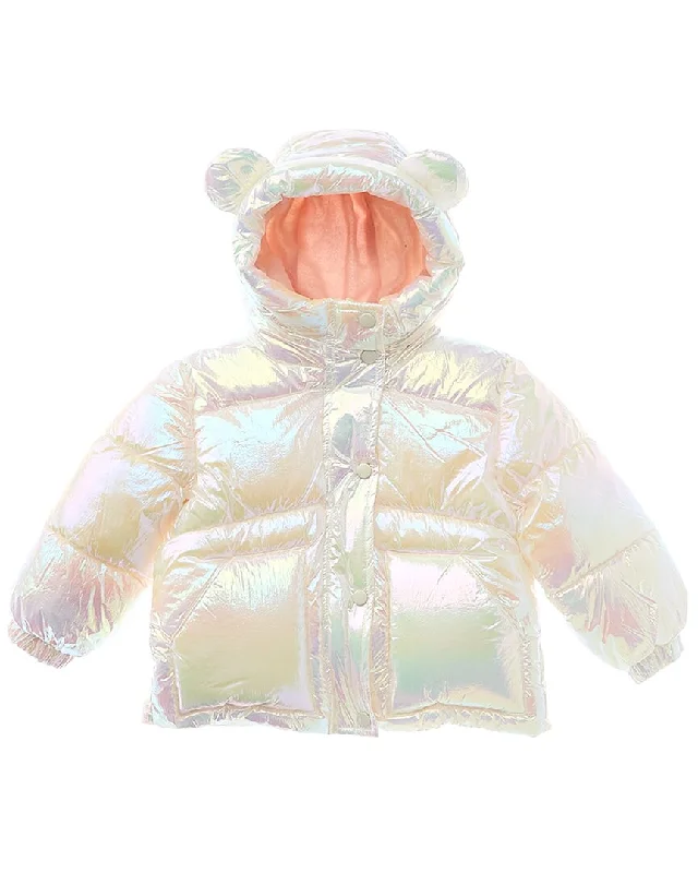 Men's Coats for Winter CampingRothschild Kids Crinkle Metallic Puffer Jacket