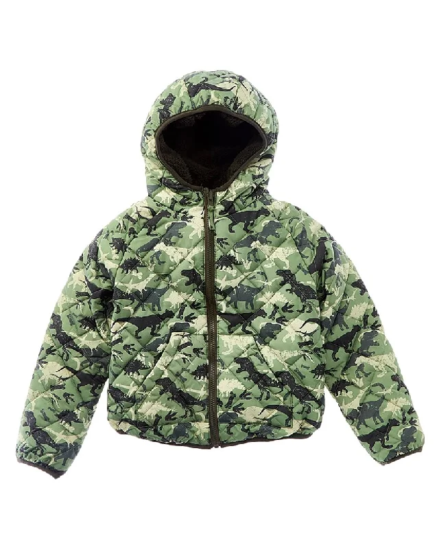 Men's Coats for Formal EventsRothschild Kids Dino Diamond Quilt Reversible Jacket