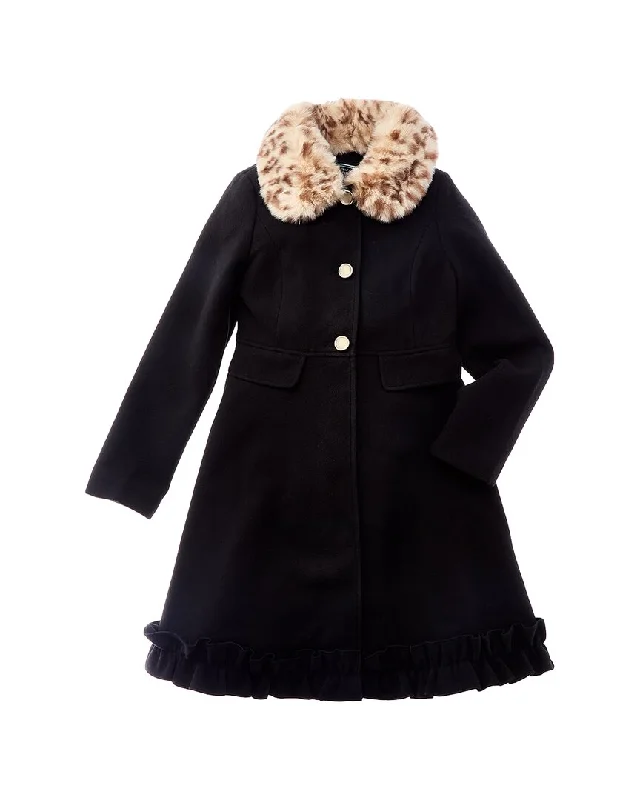 Men's Coats for SnowshoeingRothschild Kids Ruffle Hem Coat