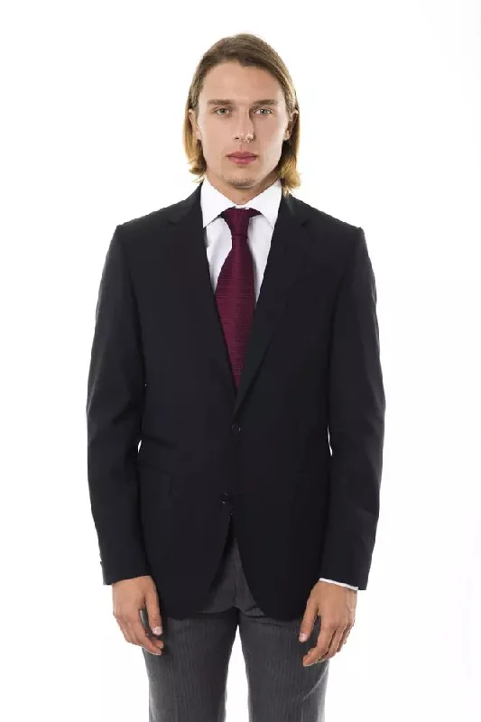 Men's Coats with Down InsulationUominitaliani Elegant Wool Two-Button Men's Men's Blazer